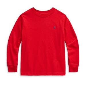 Polo by Ralph Lauren Red Long Sleeve waffle knit shirt